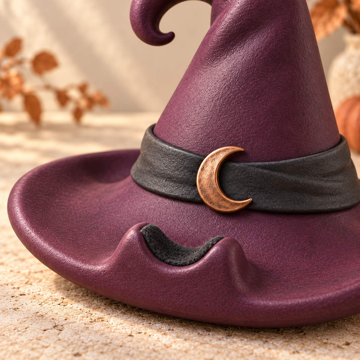 narvomi™ After Hours Witch Hat Glasses Stand — Halloween Eyeglass Holder, Vanity Organizer & Desk Gift